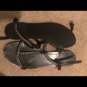 Zara Black Gladiator Sandals